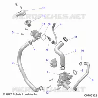 MOTEUR, WATERPUMP AND BYPASS