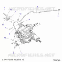 SYSTÃˆME DE TRANSMISSION, MAIN GEARCASE MOUNTING