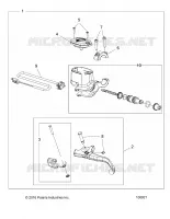 BRAKES, FRONT BRAKE LEVER AND MASTER CYLINDRE