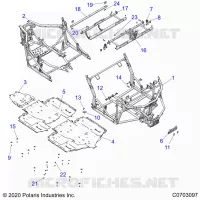 CHASSIS, MAIN FRAME AND SKID PLATES/BW