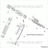 SUSPENSION, AMORTISSEUR AVANT MOUNTING