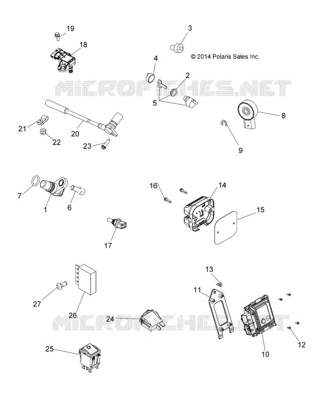 BOUTONS, CAPTEURS and ECM