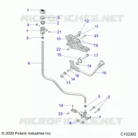 BRAKES, BRAKE PEDAL AND MAITRE CYLINDRE