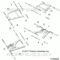 SUSPENSION ARRIERE CONTROL ARMS