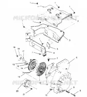 CARTERS REFROIDISSEMENT and  LANCEUR ASSEMBLY SPORT 0950443, SPORT TOURING 09 (4928822882D004)
