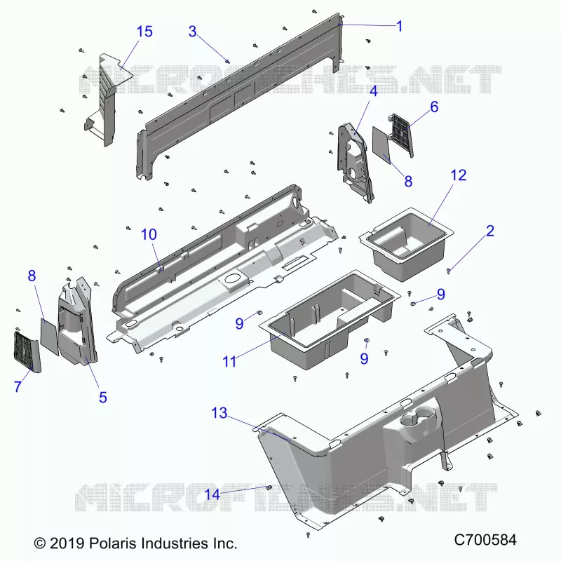 CARROSSERIE ARRIERE CLOSEOFF, AND FENDERS