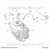 SYSTÃˆME D'ALIMENTATION, FUEL TANK ASM.