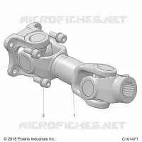 DRIVE TRAIN, PROP ARBRE DE TRANSMISSION ARRIERE