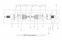 SYSTÈME DE TRANSMISSION, ARBRE DE TRANSMISSION ARRIERE