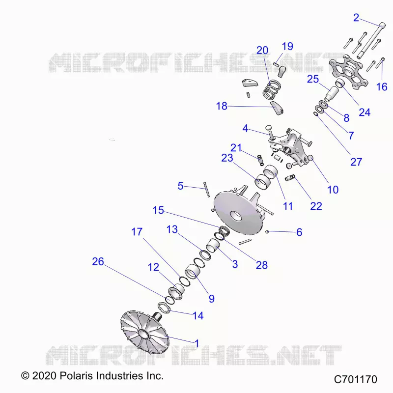 SYSTÃˆME DE TRANSMISSION, PRIMARY CLUTCH