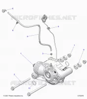 SYSTÃˆME DE TRANSMISSION, FRONT GEARCASE MOUNTING