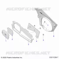 CLOSE OFF PANEL and ACCESS PANEL