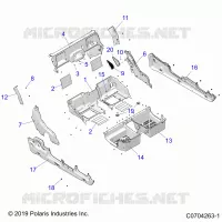 CARROSSERIE ARRIERE CLOSEOFF, FENDERS AND FLOOR