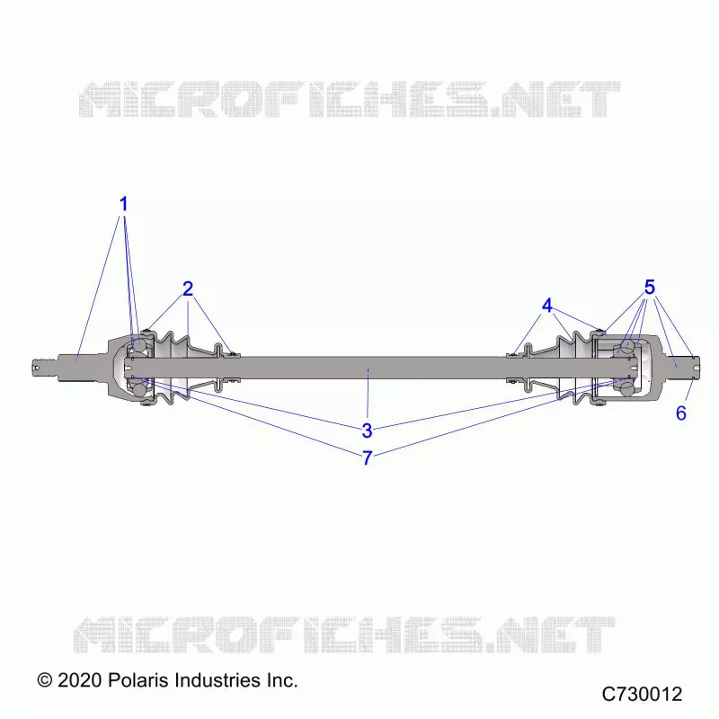 SYSTÃˆME DE TRANSMISSION, FRONT HALF SHAFT