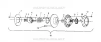 EMBRAYAGE DE TRANSMISSION CLASSIC TOURING 0963365 AND EUROPEAN CLASSIC TOURING E963365 (4933623362C002)