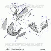 CARROSSERIE AVANT ASM./FENDERS