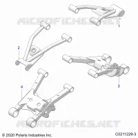 SUSPENSION ARRIERE CONTROL ARMS
