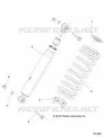 SUSPENSION, AMORTISSEUR AVANT MOUNTING