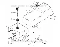SIEGE ET RESERVOIR WIDETRAK GT 0962061 and EUROPEAN WIDETRAK GT E962061 (4931623162A006)