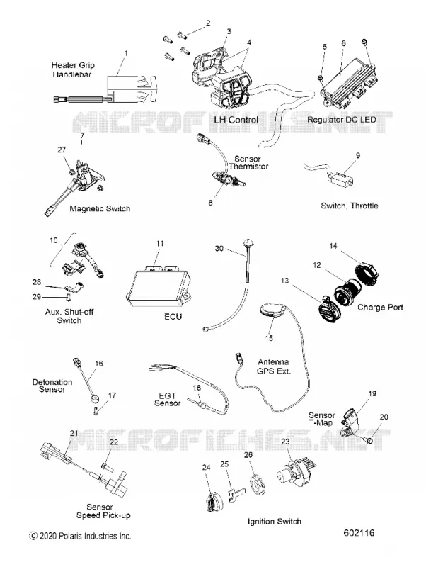 ELECTRICITE, SWITCHES, SENSORS AND COMPONENTS