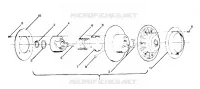 EMBRAYAGE DE TRANSMISSION 400, 500, 500 CLASSIC AND 650 UPDATED 10/88 (4915411541013A)