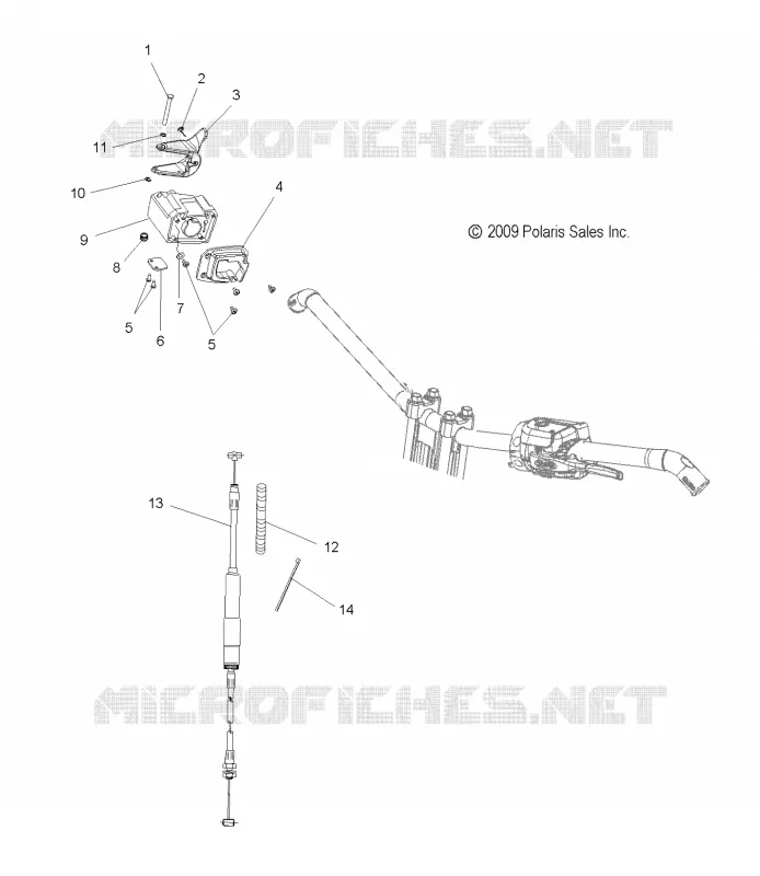 MOTEUR, ACCELERATEUR CONTROL ASM.