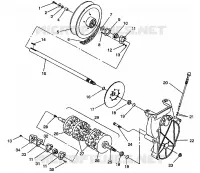 SYSTÈME DE TRANSMISSION ASSEMBLY XLT E940767,  XLT SP E940667    XLT SKS E940567 (49274227420018)