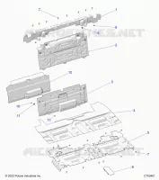 CARROSSERIE ARRIERE CLOSEOFF, SIDE PANELS