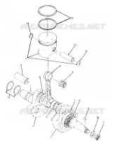 VILEBREQUIN AND PISTON ASSEMBLY (4915951595037A)