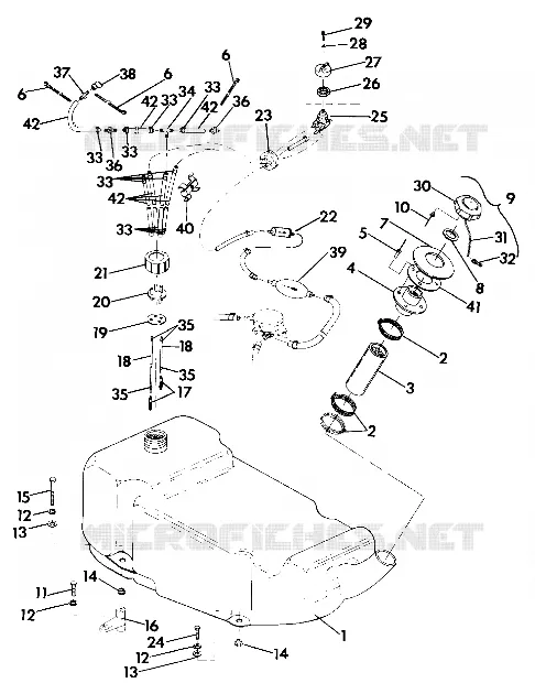 CARBURANT TANK SL 650/B924058 (4922922292005A)