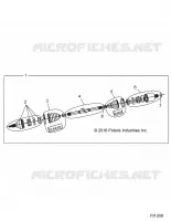 SYSTEME DE TRANSMISSION, FRONT HALF SHAFT