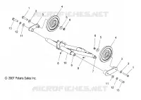 SUSPENSION, BRAS DE SUSPENSION ARRIERE (M-10)(LX)