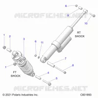 SUSPENSION, SUPPORT AMORTISSEUR , REAR SUSP.