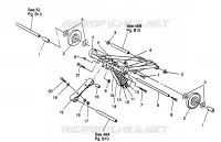 BRAS DE SUSPENSION AVANT WIDETRAK LX 0962064 AND EUROPEAN WIDETRAK LX E962 (4931643164B011)
