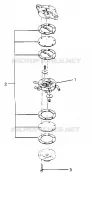 POMPE A CARBURANT XLT TOURING 0952857 and  EUROPEAN XLT TOURING E952857 (4929172917C012)
