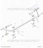 SUSPENSION, BARRE STABILISATRICE, REAR