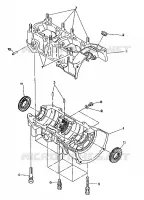 CARTERS MOTEUR ASSEMBLY 400 XC (4920122012027A)