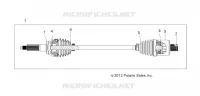 DRIVE TRAIN, TRANSMISSION ARRIERE SHAFT (TO 7/3/2017)