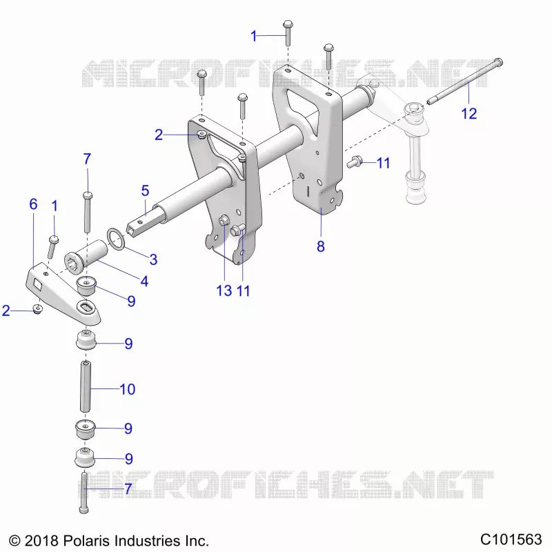 SUSPENSION, BARRE DE TORSION