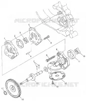 POMPE A HUILE Magnum 4X4 W97AC42A, Swedish Magnum 4X4 S97AC42E and Norwegian Mag (4940834083D004)