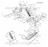 SUSPENSION AVANT AND SKI ULTRA SP 0960678 AND EUROPEAN ULTRA SP E960678 (4937083708B001)