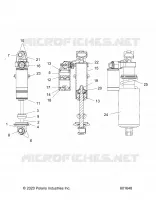 SUSPENSION, AMORTISSEUR AVANT TRACK