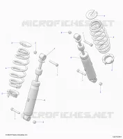 SUSPENSION ARRIERE SHOCK AND MOUNTING