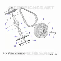 SYSTÃˆME DE TRANSMISSION, SECONDARY CLUTCH