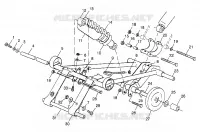 BRAS DE SUSPENSION AVANT 700 XCR 0985678(A) AND EUROPEAN 700 XCR E985678 (4943114311B012)