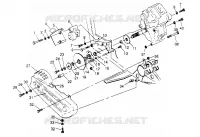 PONT/FREIN AND COUVERCLE DE CHAINEE MOUNTING 4X4 300 W948130 (4926762676C003)