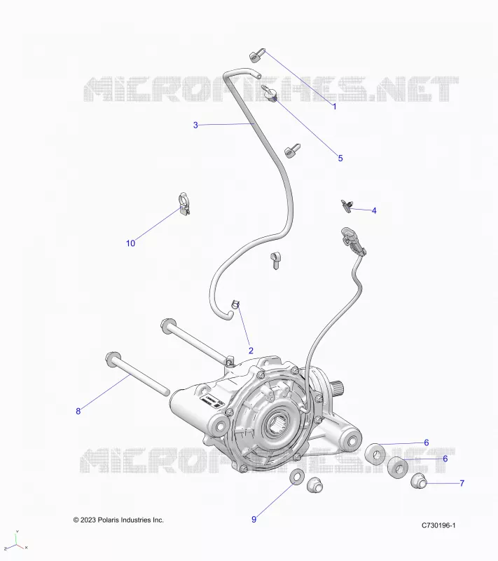 SYSTÃˆME DE TRANSMISSION, FRONT GEARCASE MOUNTING