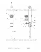 SUSPENSION, AMORTISSEUR ARRIERE TRACK (7045297)