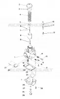 CARBURATEUR TRAIL DEALER MUST VERIFY JETTING   CARBURATEUR NUMBERS. (4916831683032A)