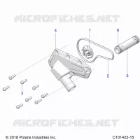 MOTEUR, WATERPUMP IMPELLER AND COVER